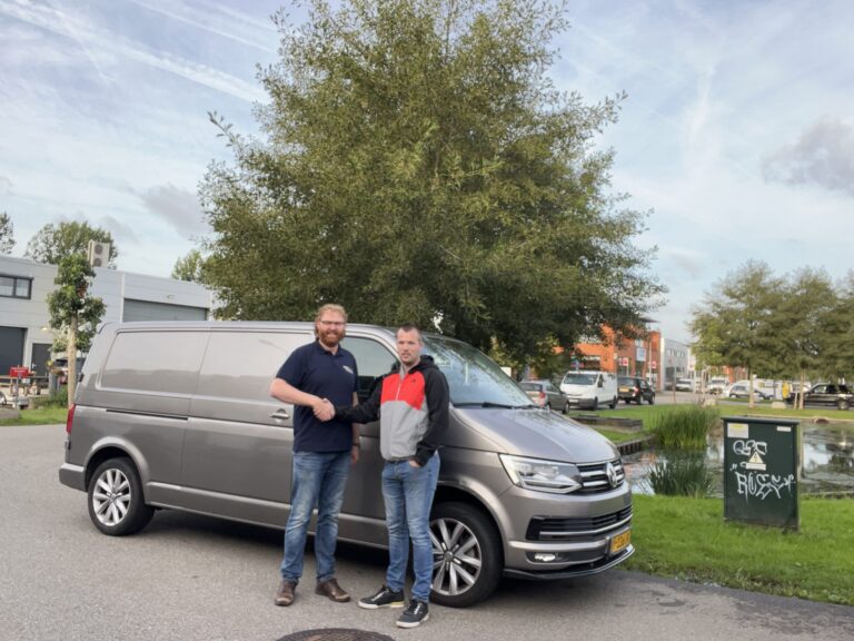 Een verkoop van een bestelwagen